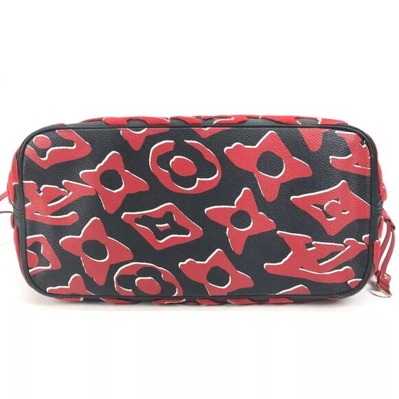 LOUIS VUITTON M45544 Urs Fischer Neverfull MM Shoulder Bag with Pouch Tote Bag - Picture 14 of 16